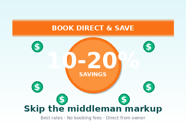 Book Direct and Save